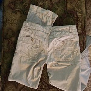 AEO Pinstriped khaki